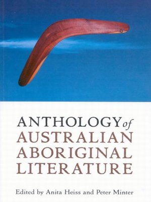 cover image of Anthology of Australian Aboriginal Literature